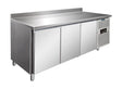 SNACK 3200 TNF WITH SPLASHBACK dreitüriger belüfteter Kühl- oder Tiefkühltisch