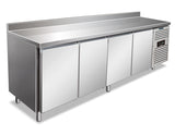 Ventilierter vier-türiger Tiefkühltisch SNACK 4200 BTF WITH SPLASHBACK