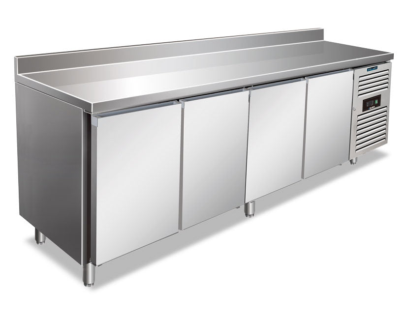 SNACK 4200 TNF WITH SPLASHBACK vier­türiger Kühl­tisch 2230×600×960 mm