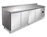 SNACK 4200 TNF WITH SPLASHBACK vier­türiger Kühl­tisch 2230×600×960 mm