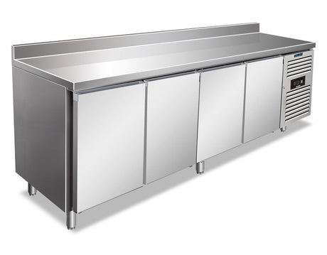 SNACK 4200 TNF WITH SPLASHBACK vier­türiger Kühl­tisch 2230×600×960 mm