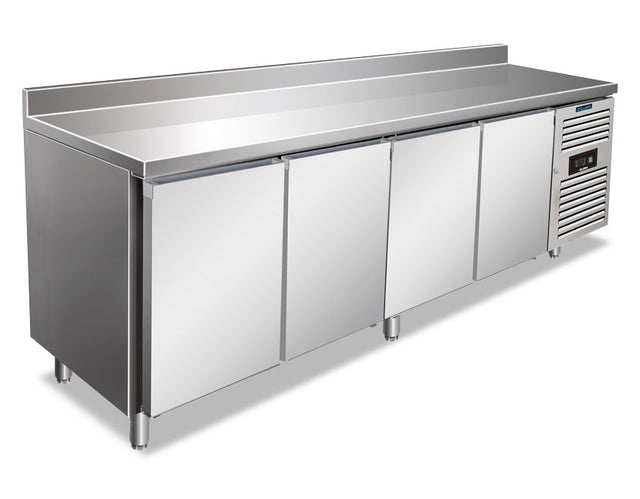 SNACK 4200 TNF WITH SPLASHBACK vier­türiger Kühl­tisch 2230×600×960 mm
