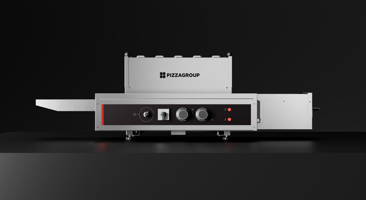 Static conveyor oven TN 38/45 – 380 mm – 450 °C – 5.6 kW – 1210×660×350 mm – View 3