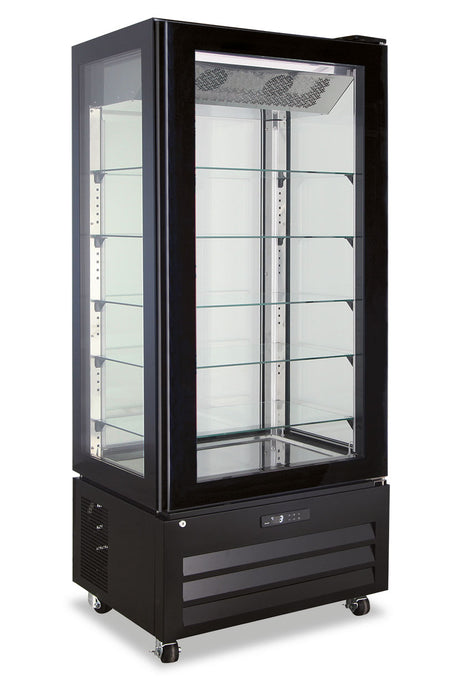 VICTORIA 85 NFP Panorama-Kuchenvitrine 850×650×1950 mm