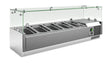 VRX 1200/330 FG GN-Aufsatzkühlvitrine 1200×335×435 mm