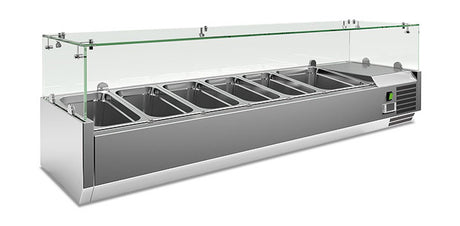 Statische GN-Aufsatzkühlvitrine VRX 1500/380 FG