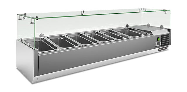 Statische GN-Aufsatzkühlvitrine VRX 1500/380 FG