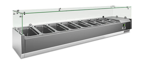 VRX 1800/380 FG GN-Aufsatzkühlvitrine