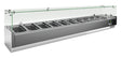 VRX 2000/330 FG GN-Aufsatzkühlvitrine 2000×335×435 mm
