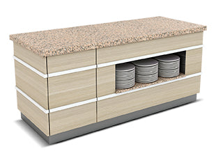 Galata Neutrale Serviceeinheiten - 2400 x 900 x 900 mm