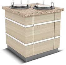 Galata Tellerspender – 2 Teller beheizt