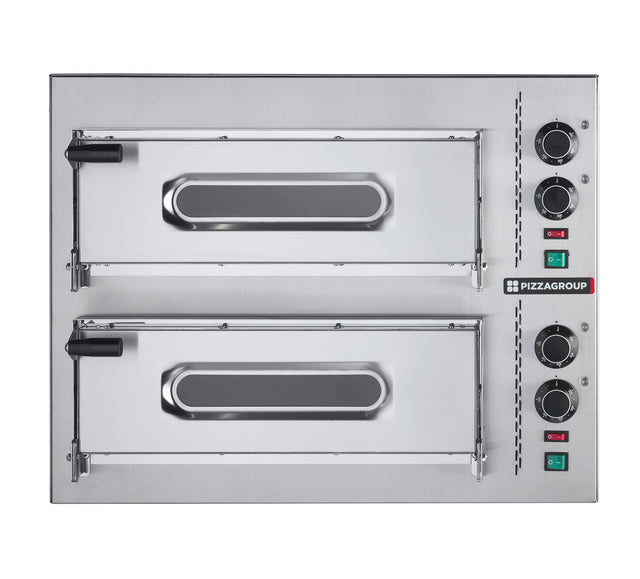 Compact pizza oven Compact M50/13-B – 4 pizzas – 7.2 kW – 730×650×570 mm