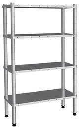 4-Tier Flat Shelves Width 460 mm - 460x1520x1800 mm