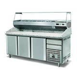 Saladette 3 - türig – 500 l – 2100×800×1020 mm