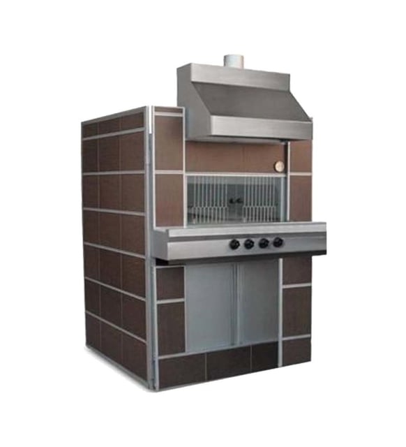 Gas-Pita und türkische Pizza mit Sicherheitsventil – 35 kW