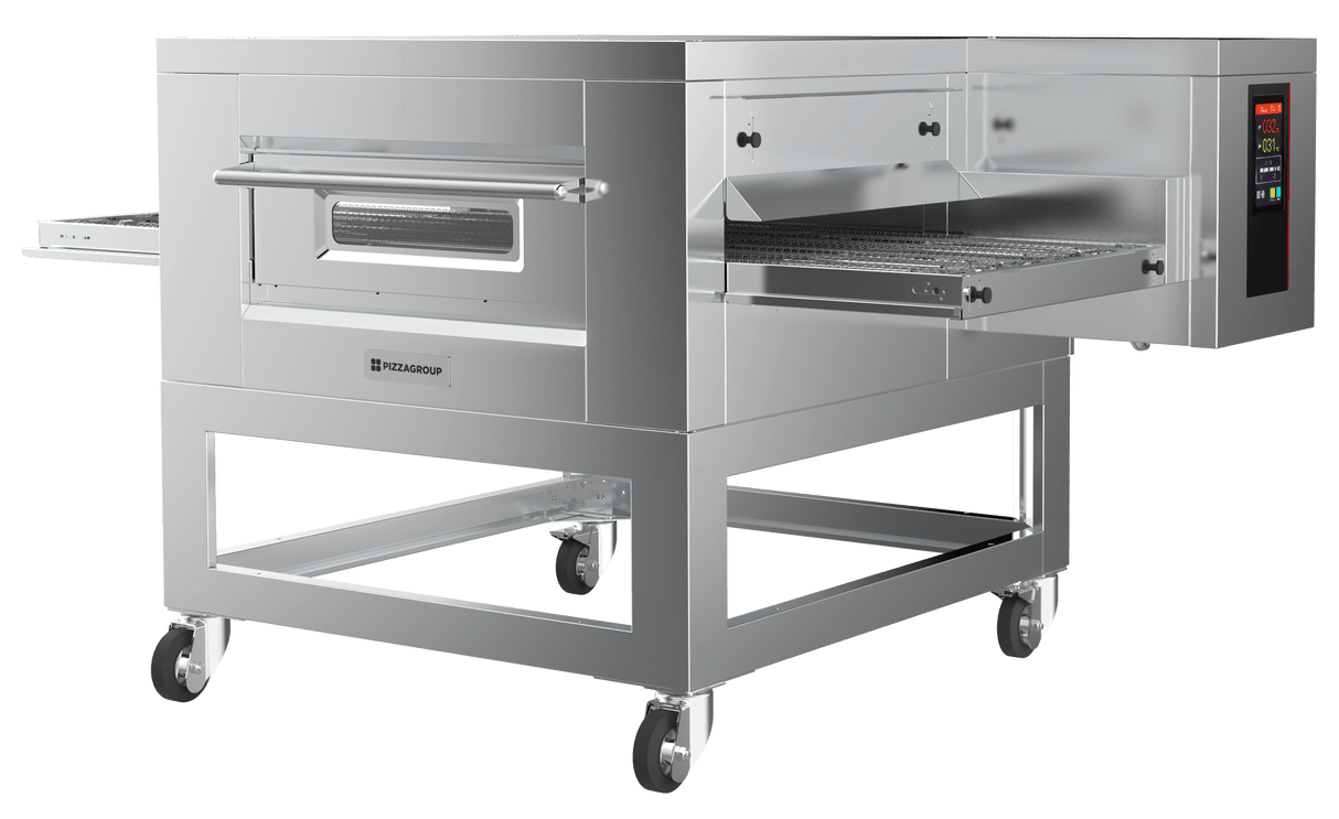 Ventilated conveyor oven TNV-40G – 400 mm – 350 °C – 10.5 kW – 1340×1100×480 mm