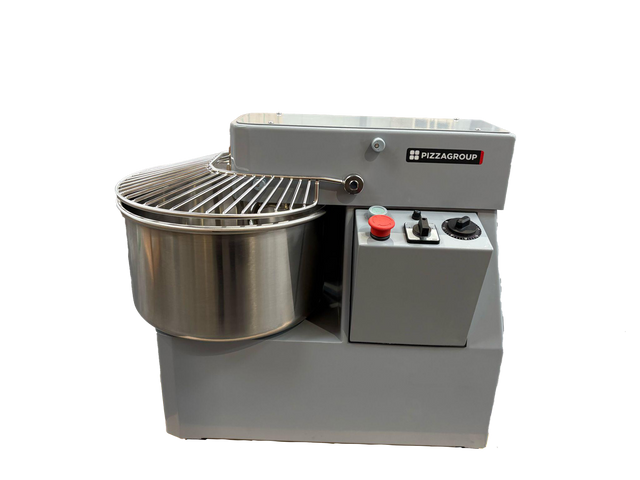 Impastatrice a spirale a testa fissa IF22 2V HH – 18 kg – 22 L – 400×690×630 mm