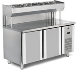 Pizza and Salad Refrigerator with 2 Doors – 300 L