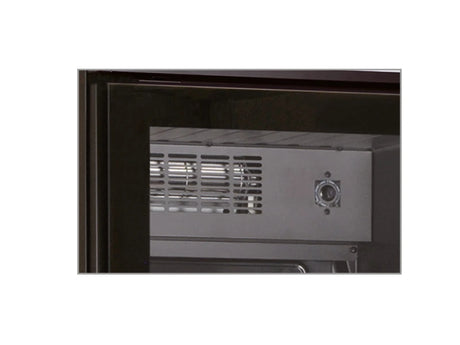 Getränkekühlschrank - Schwarz - 360 L brutto - 0 °C / +10 °C - 600×648×2005 mm