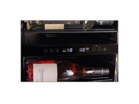 Weinkühlschrank - 311 L netto - +2 °C / +20 °C - 450×700×1802 mm