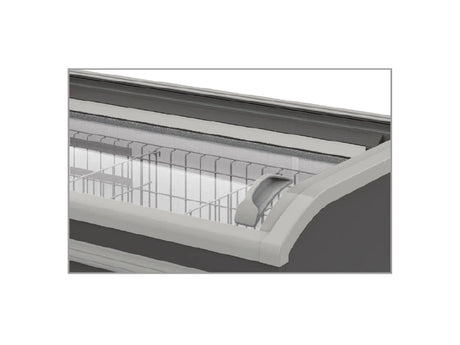 Congelatore a isola self-service - 560 L netti - −24 °C / −18 °C - 1870×861×850 mm
