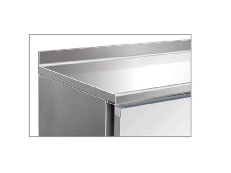 Kühltisch - Aufkantung - 291 L netto - −2 °C / +8 °C - 1795×700×960 mm