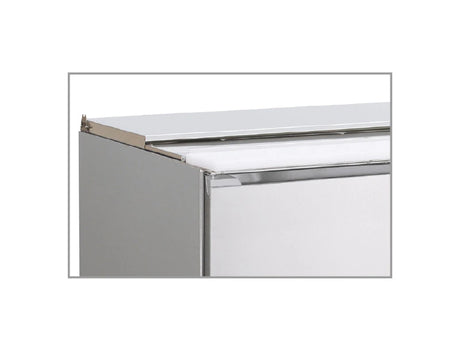 Saladette-Kühltisch - 251 L netto - +2 °C / +8 °C - 1365×700×870 mm