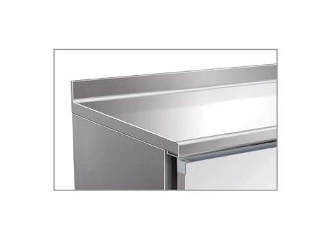 Kühltisch - Aufkantung - 312 L netto - −2 °C / +8 °C - 2230×600×960 mm
