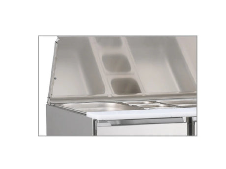 Saladette-Kühltisch - 251 L netto - +2 °C / +8 °C - 1365×700×870 mm