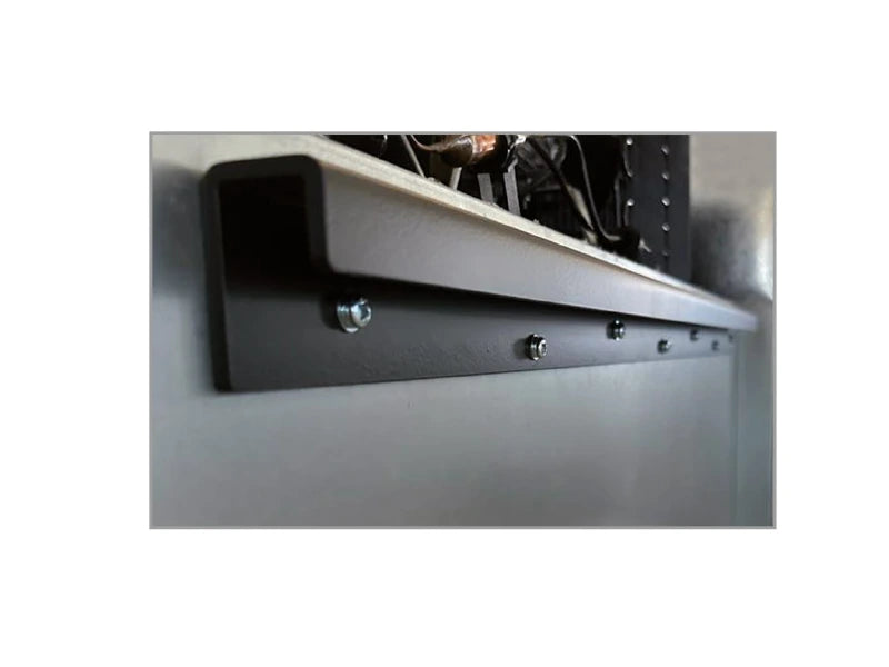 Wand-Fleischkühlvitrine - Schwarz - 254 L netto - −2 °C / +10 °C - 1350×565×852 mm (+30 mm Füsse)