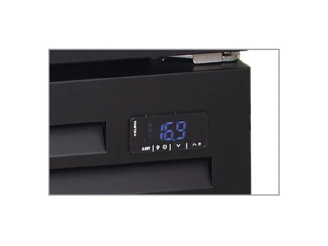 Armoire de congélation - Noir - 117 L net - −22 °C / −17 °C - 420×600×1880 mm