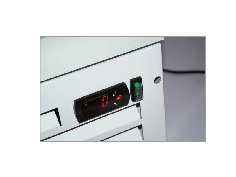 Drinks refrigerator - White - 133 L net - 0 °C / +10 °C - 390×475×1880 mm