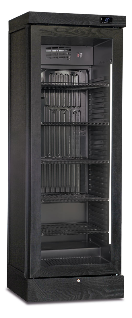 Weinkühlschrank - Schwarz - 274 L netto - +3 °C / +16 °C (Ventilator ein) - 660×645×1885 mm