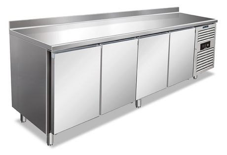 Kühltisch - Aufkantung - 312 L netto - −2 °C / +8 °C - 2230×600×960 mm
