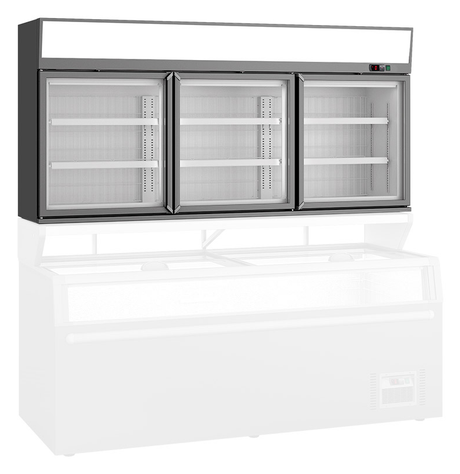 Tiefkühlaufsatz - 346 L netto - −22 °C / −18 °C - 2100×590×1022 mm