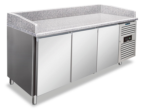 Pizza-Kühltisch - 406 L netto - +2 °C / +8 °C - 2020×800×1000 mm