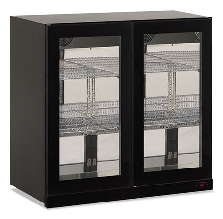 Wand-Getränkekühlschrank - Schwarz - 146 L netto - −2 °C / +10 °C - 900×565×852 mm
