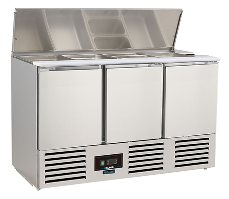Saladette-Kühltisch - 251 L netto - +2 °C / +8 °C - 1365×700×870 mm