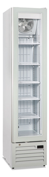 Upright freezer - White - 117 L net - −22 °C / −17 °C - 420×600×1880 mm