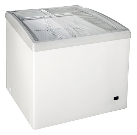 Congelatore a pozzetto con vetri scorrevoli - 220 L netti - −24 °C / −12 °C - 980×650×830 mm