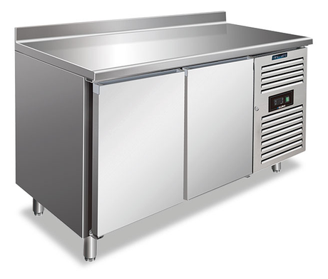 Kühltisch - Aufkantung - 190 L netto - −2 °C / +8 °C - 1360×700×960 mm