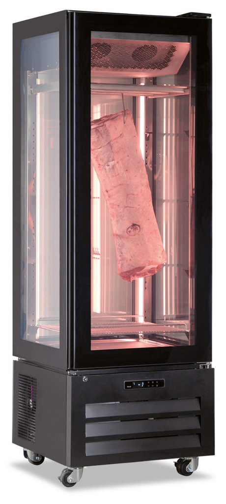 Vitrine réfrigérée à viande - 340 L brut - −1 °C / +5 °C - 650×650×1950 mm