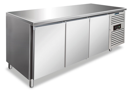 Table réfrigérée de pâtisserie - 410 L net - +2 °C / +8 °C - 2020×800×860 mm