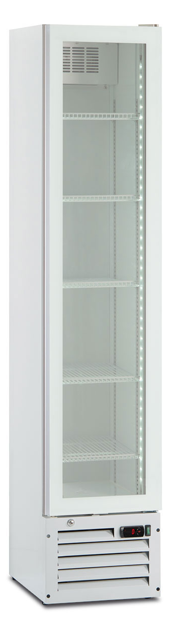 Getränkekühlschrank - Weiss - 133 L netto - 0 °C / +10 °C - 390×475×1880 mm