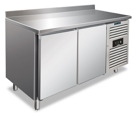 Kühltisch - Aufkantung - Energieklasse B - 155 L netto - −2 °C / +8 °C - 1360×600×960 mm