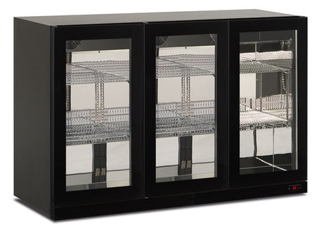 Wand-Getränkekühlschrank - Schwarz - 254 L netto - −2 °C / +10 °C - 1350×565×852 mm