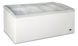 Tiefkühltruhe mit Glasschiebedeckel - Innenbeleuchtung - 450 L netto - −24 °C / −12 °C - 1600×690×830 mm
