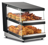 Vitrine chauffante de comptoir - +30 °C / +90 °C - 600×703×704 mm