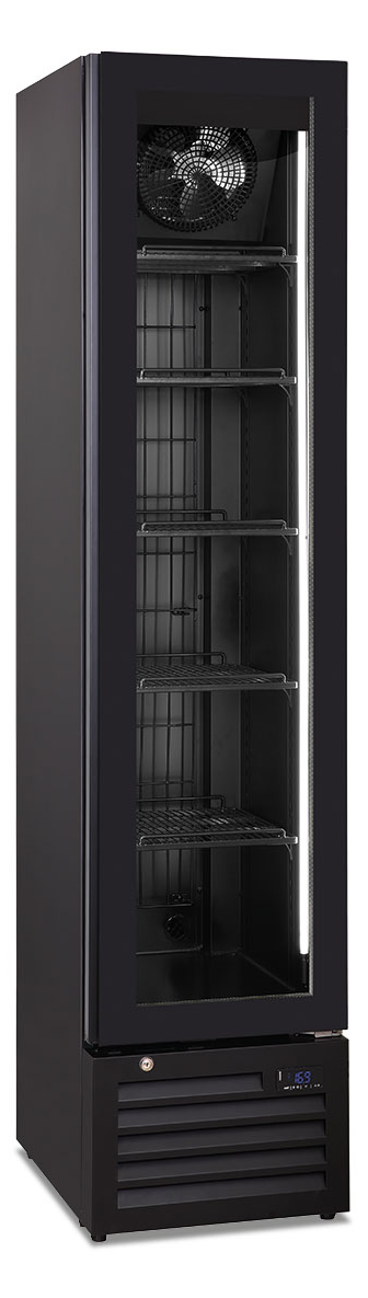 Armoire de congélation - Noir - 117 L net - −22 °C / −17 °C - 420×600×1880 mm