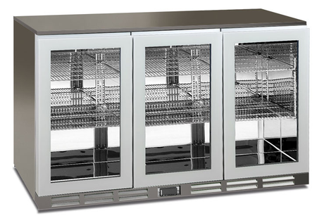 Backbar-Kühlschrank - Edelstahl - 241 L netto - −2 °C / +10 °C - 1350×515×835 mm